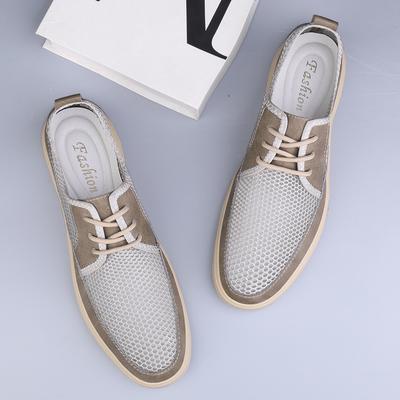 Lightweight Mens Summer Shoes Breathable Men Casual Shoes New Mesh Footwear Leisure Walk Moccasins Hollow Out Man Soft Sneakers