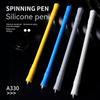 Silicone Spinning Pen Fidget Spinner Rotating Toys Adults Antistress Anti-slip Hand Spinner Toys For Children Gifts