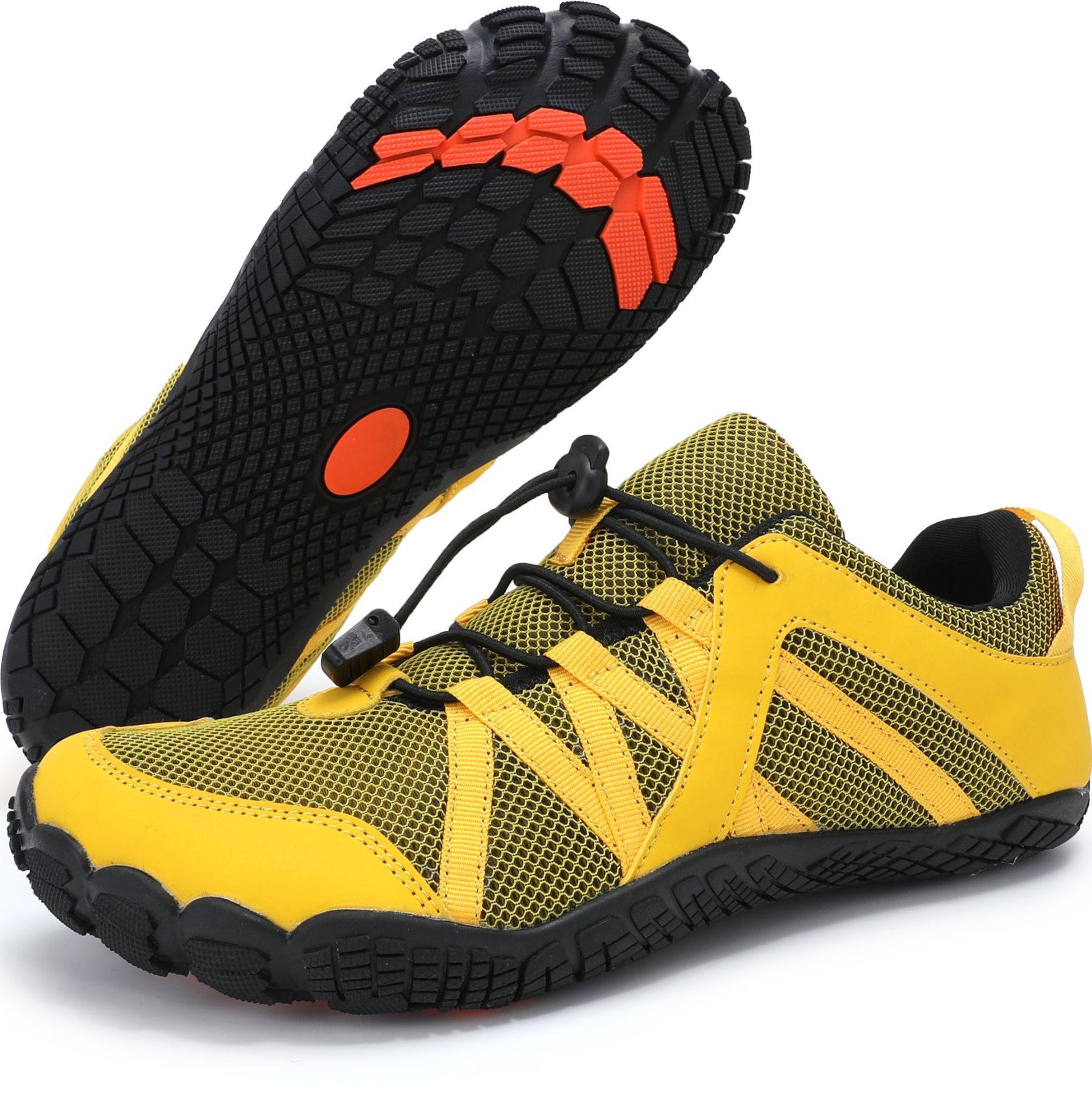 

2025 обувь для водных видов спорта на открытом воздухе, пятипалая обувь для ручьев, обувь для скольжения по пляжу, обувь для дайвинга и плавания, пенные стельки, обувь для походов 36 жёлтый