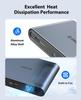 ORICO SSD Docking Station with USB C Docking Supports 10 4K 60 100W Audio and Two USB Ports M.2 Enclosure, 10-in-1 Station, M.2 NVMe/SATA SSD, USB-A