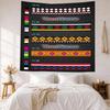 Ethnic Tribal Patterns Custom Your Name Wall Decor Tapestry Art For Pet Memorial Birthdaywedding Party Backdrop Family Gift