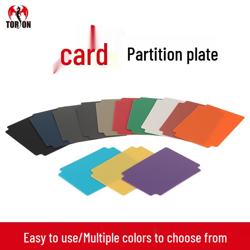 Colored Frosted PP Card Dividers for TCG: Pokemon, Ultraman, Yu-Gi-Oh