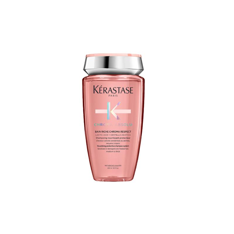 Kerastase Bright Color Shampoo, Moisturizing, Color Protecting and Cleaning After Dyeing, Soap Fragrance /// Transparent shampoo 250ml коричневый