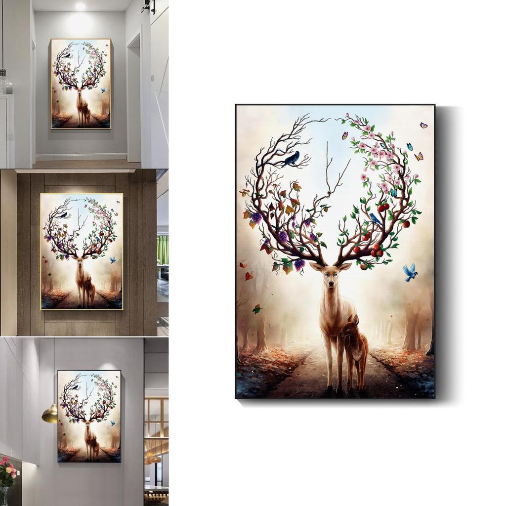 5d Canvas Wall Art With Animal Pattern For Home Office And Lounge Spaces