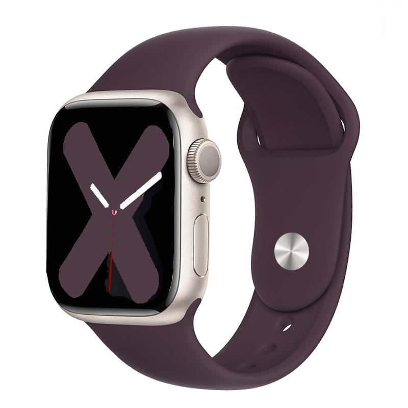 Strap For Apple Watch bands 44mm 45mm 40mm 41mm 42mm 46mm Sport Silicone correa smartwatch Bracelet iWatch Series 10 9 8 11 SE 3