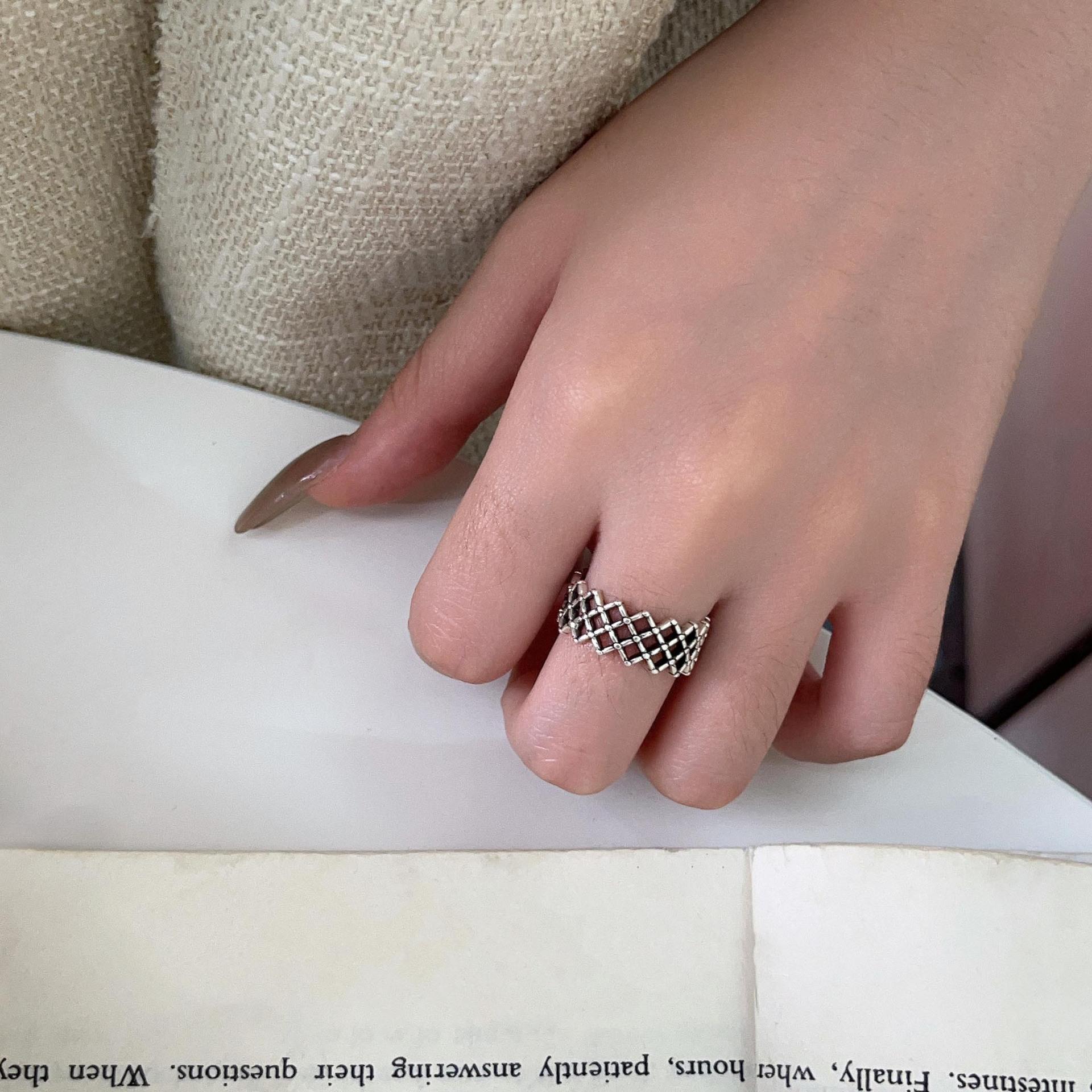 

Ретро Кольцо с Аргайлом в виде Морской Звезды: Унисекс, Универсальный, Стерлинговое серебро S925