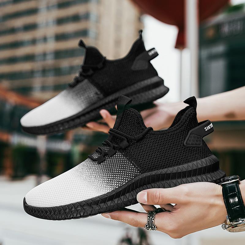 40-47 Large Size Men's Flying Weaving Shoes Sports Shoes Super Lightweight Men's Shoes