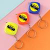 1Meter Length Automatic Telescopic Ruler Portable Mini Metal Tape Measure With Keychain Square Multicolor Children Height Ruler
