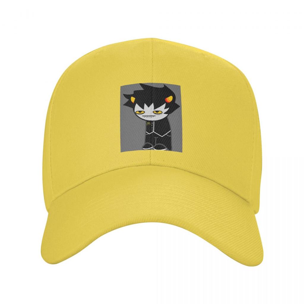 Homestucks Manga Karkat Vantas Print Baseball Caps Snapback Men Women Hats Adjustable Cap Sports Baseball Hat Casquette