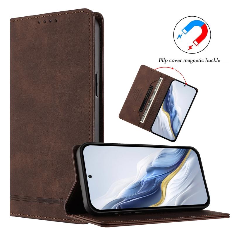 Per Xiaomi Redmi Note 14 Pro 5G Custodia Lusso Pelle Magnetica per Xiaomi Redmi Note 14 pro 14Pro Plus Custodia Telefono Borse Funda