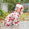 High Visibility Dog Rain Cloak Waterproof Pet Clothes Pet Rain Jacket  for Walking