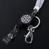 Card ID Card Badge Holder Clip Nurse Doctor Key Chain Retractable Badge Necklace Strap ID Badge Holder Hanging Rope Lanyard