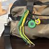 Mini Barbell Plates Key Chain Colorful Simulation Dumbbells Keyring Fitness Series Pendant  Gifts