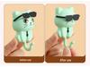 Creative Cat Wink Adhesive Hook for Clothes, Hats, and Sundries