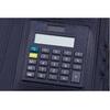 A5 Padfolio File Folder Document Bag with Calculator Zipper Fichario Binder Notebook Briefcase Executive Spiral 6 Ring Note Book