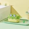 Soap Rack With Lid No Drilling Wall Mounted Double Layer Soap Holder Soap Sponge Dish Bathroom Accessories Soap Dishes Self Adhesive