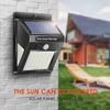 Solar Motion Sensor Wall Lamp with 30/20+5+5 LED for Outdoor Use In Courtyards, Villas, and Streets