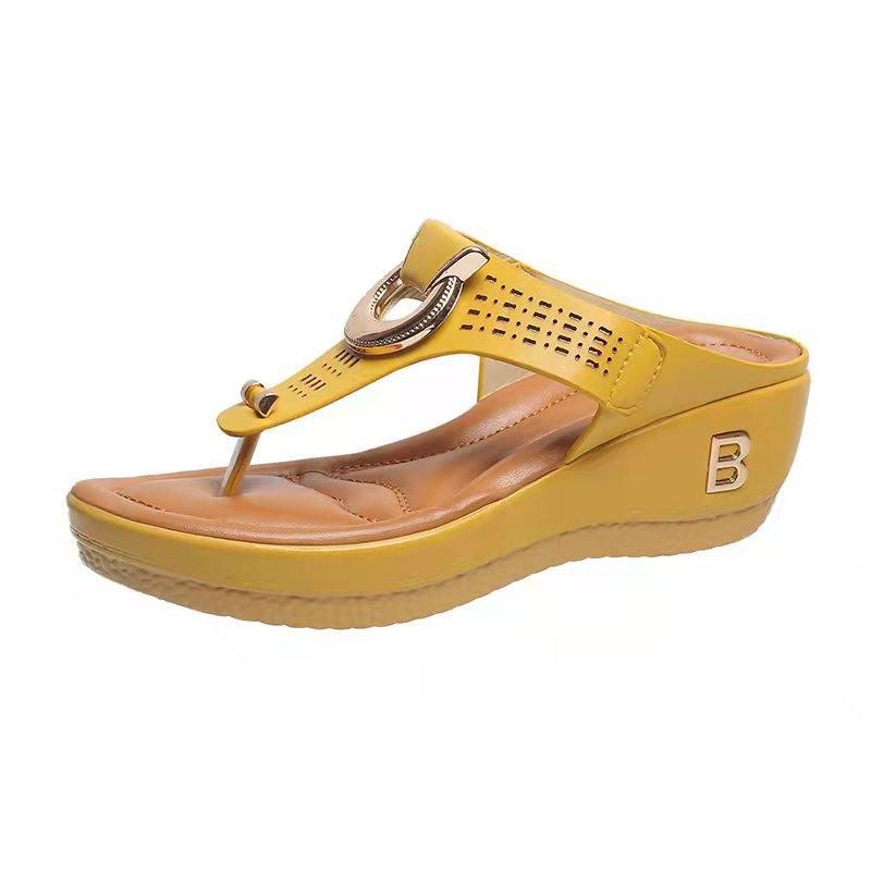 2022 Summer Women's Wedge Sandals - Beach Clip-Toe Design, Euro-American Style
