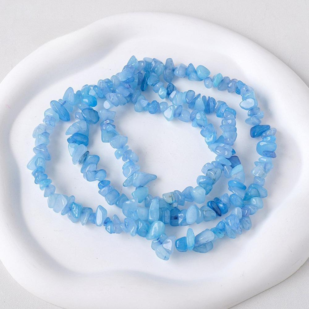 Naturweißes Pulver, gelber Amethyst-Bruchstein, Halbfertigprodukt, DIY, Farbige Kristallsteine, lose Perlen, Schmuckzubehör