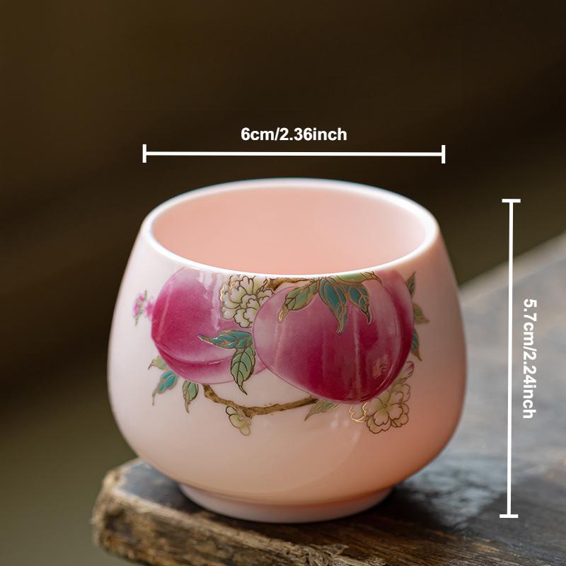 Nefritová čajová miska ze suetu Ručně vyráběné japonské keramické čajové misky Porcelánová ochutnávací čajová souprava pro domácnost Čínské kung-fu čajové nádobí Mistrovské šálky Dárková krabička