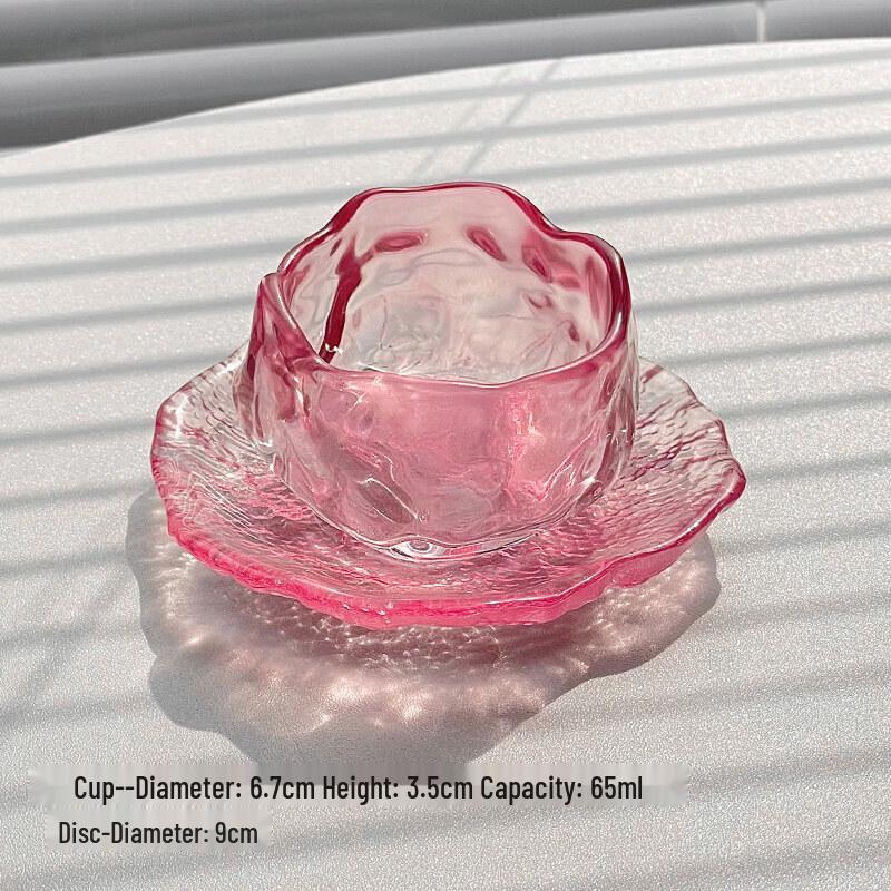 Nordic Ins Style Irregular Glacier Glass Dessert Plate