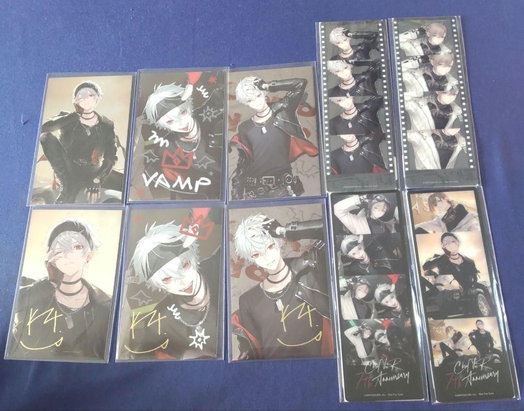 

[USED] Same-day shipping ChroNoiR 7th Anniversary Metal Card Kuzunoha Autograph Rare Bonus