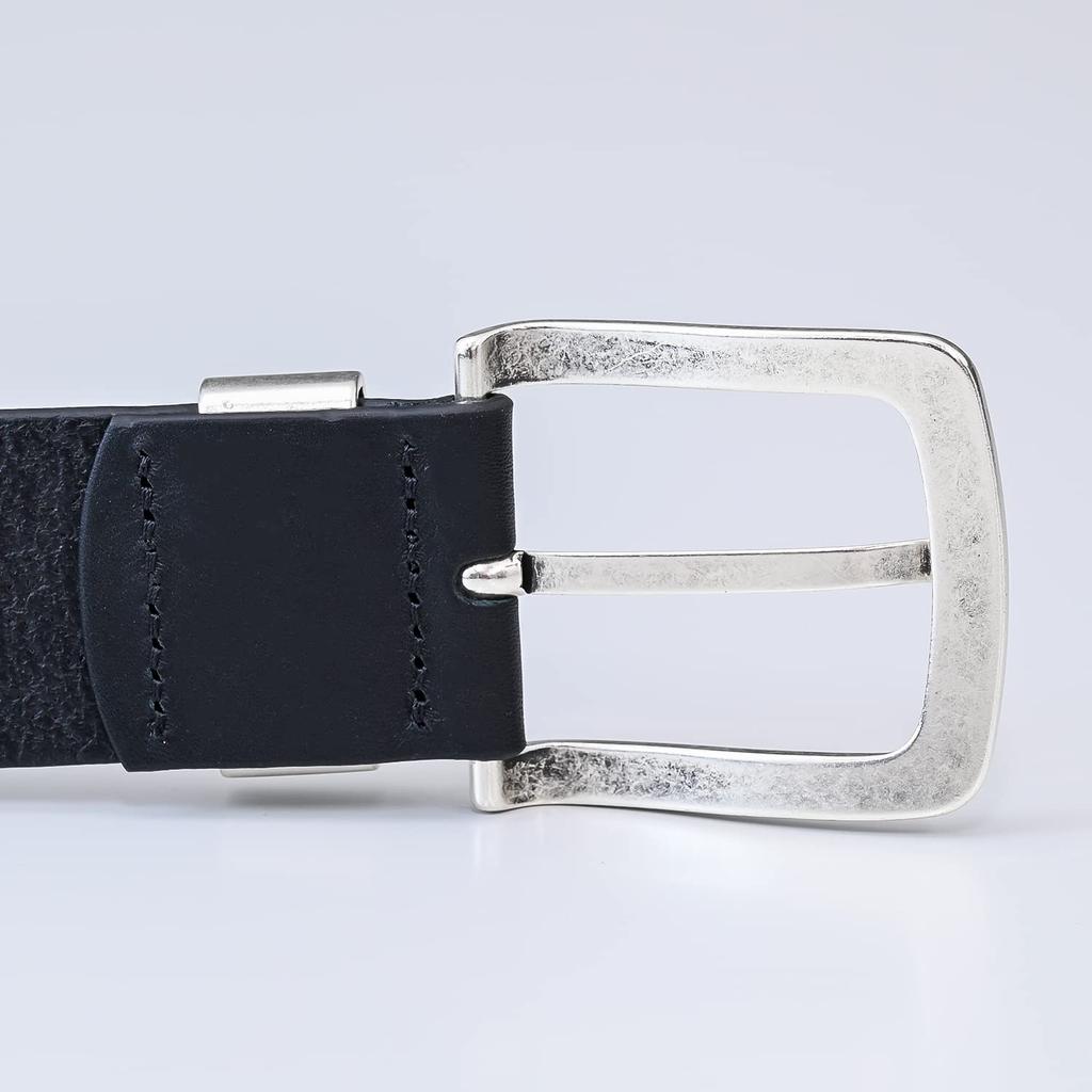 Emporio Armani Black Y4S201 YDD6G 80001 Men's Belt, 3.8cm Wide, (90) [Used]