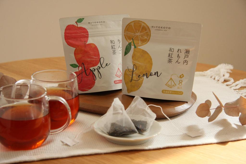 Kanei Hitokoto Seicha Setouchi Lemon Japanese Black Tea 2g X 8