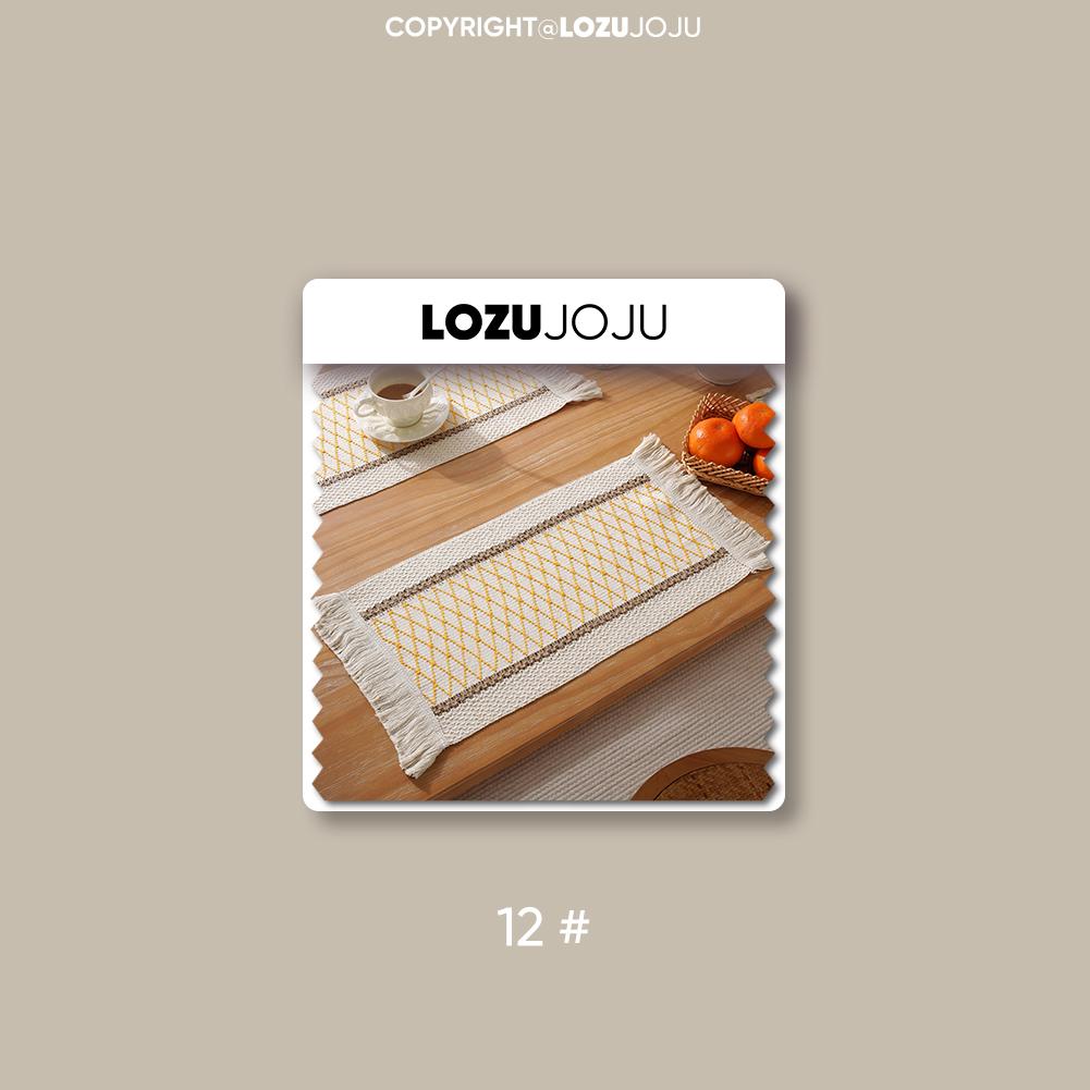 

1 шт., универсальная скатерть из хлопка и льна с кисточками, обеденный стол, декоративный для домашнего стола LOZUJOJU 12-W30cm x L50cm