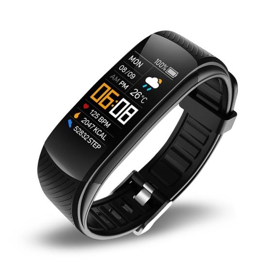 C5S Bluetooth-compatible Waterproof Heart Rate Sleep Monitor Fitness Sports Smart Bracelet