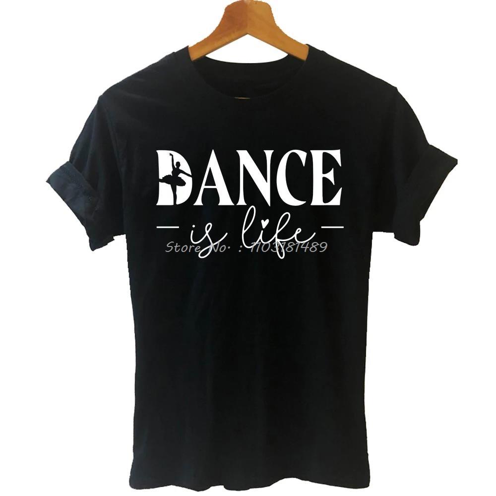 Divertenti Ballerine Danzatrici di Balletto Danzanti Magliette Casual in Cotone T-shirt Fitness Oversize Unisex Streetwear T-shirt Abbigliamento Unisex