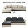 Solid Waterproof Sofa Cushion Cover Furniture Protector For Living Room Elastic Removable Armchair Cover L -Shaped Sofa Cover