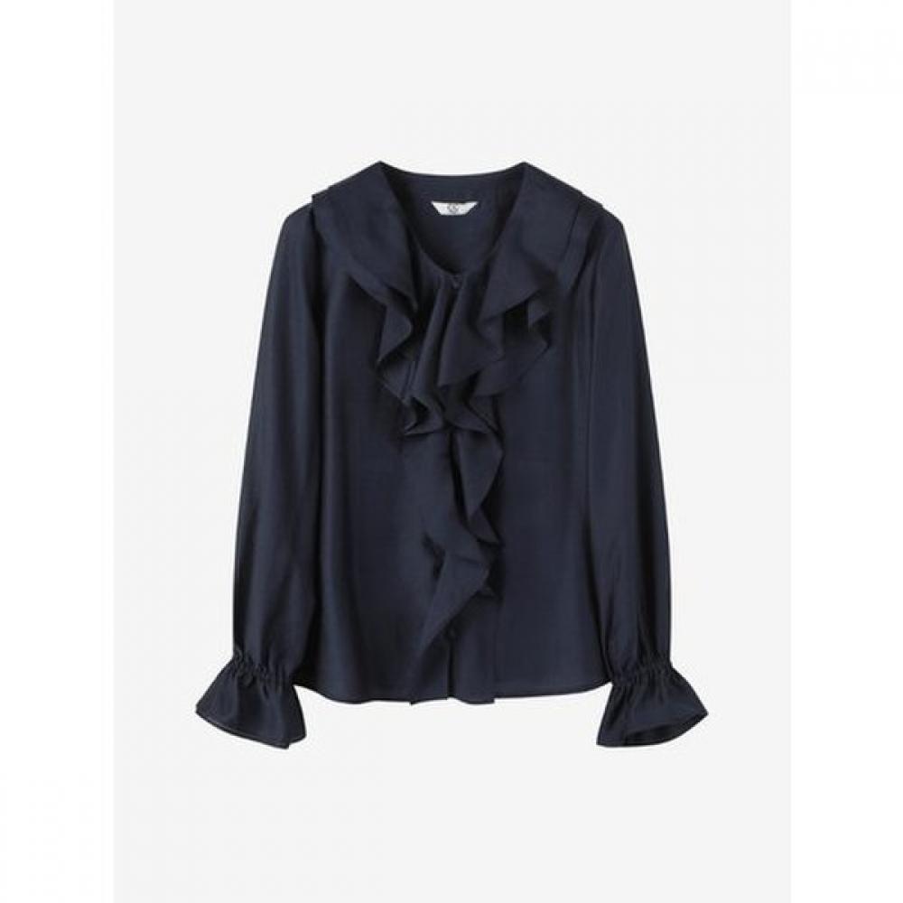 Cc Collect Double Ruffle Collar Blouse  C261msc011 