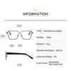 Women's eyeglasses - unisex fashion square hollow metal glasses