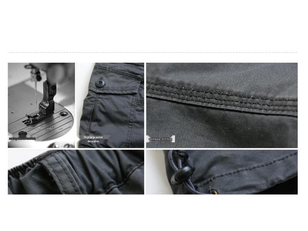 Men's Summer Loose Fit Camo Cargo Shorts - Plus Size, Mid-Length, 7-Pocket