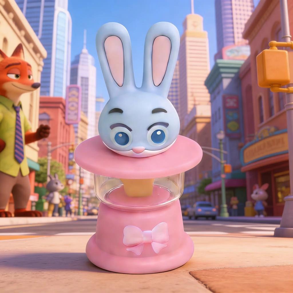 Zootopia Judy Nick Finnick Benjamin Bogo Slothcity Lightup Keychain With 3d Plush Decor For Kids And Collectors Judy Hopps