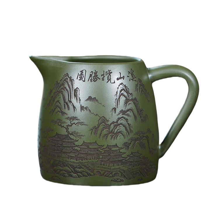 

270ml Yixing Zisha Tea Pitcher Tea Divider Serving Cup Cha Hai Dispenser Household Justice Cup Fair Mug Tea Items Accessories