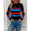 Women's Creative Printed Long-sleeved T-shirt, Breathable, Soft and Comfortable, Suitable for Casual Wear All Year Round