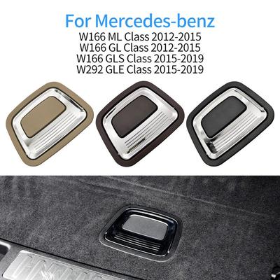 Für Mercedes W166 W292 Kofferraum Heckabdeckung Bodenplatte Matte Teppich Griff Reserveradabdeckung Schloss Für Benz ML GL GLE GLS Klasse