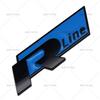 Hot 3D metal letter car trunk badge Rline logo suitable for Volkswagen Lingdu Sagitar Touran Lavida Rline modification sticker RJ5
