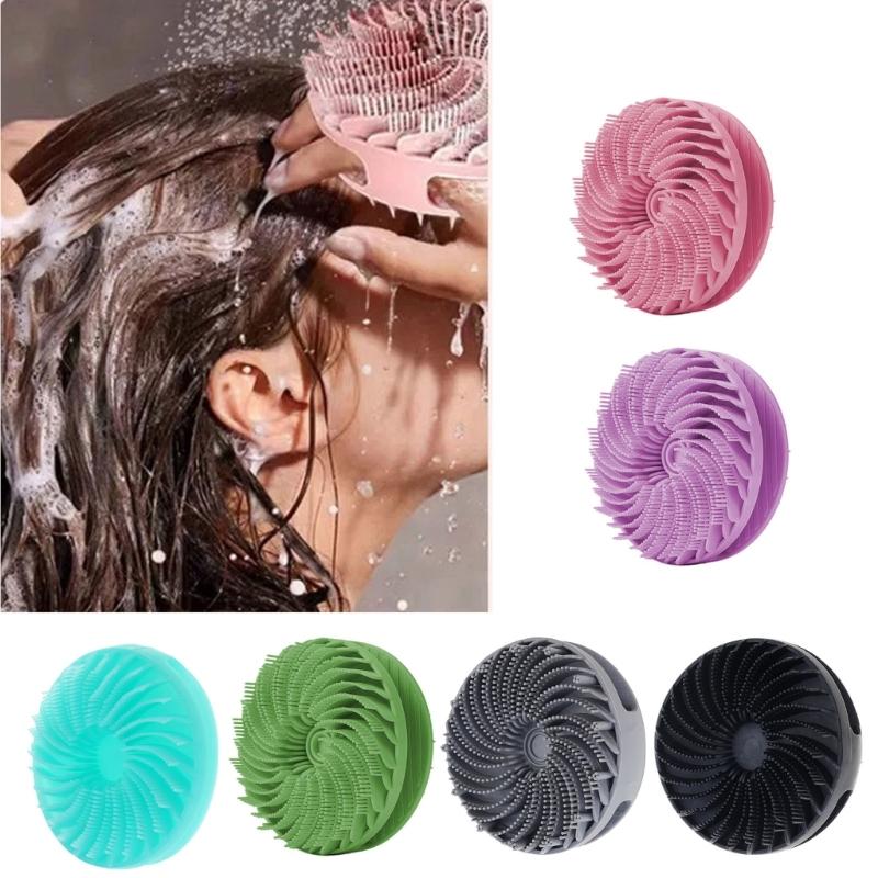 Double Sided Silicone Bath Brush For Gentle Exfoliation And Deep Cleansing With Ergonomic Handle