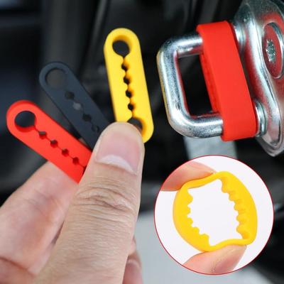 Silicone Car Door Lock Protectors Seal Sound Damper Door Lock Buffer  for Quieter Closing