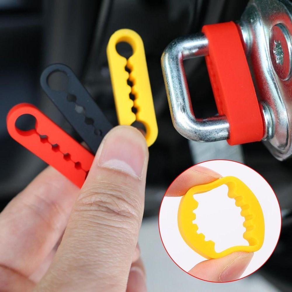 Soundproofing Car Door Lock Protectors Silicone Sound Damper Door Lock Buffer Auto Accessory