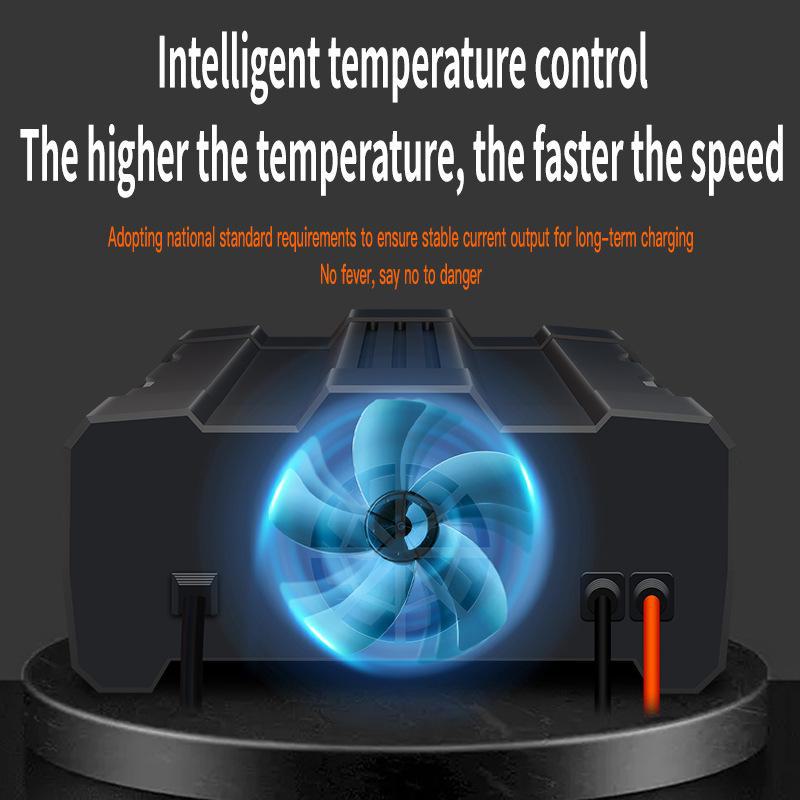 High-Power 12V/24V Intelligent Car & Truck Battery Charger