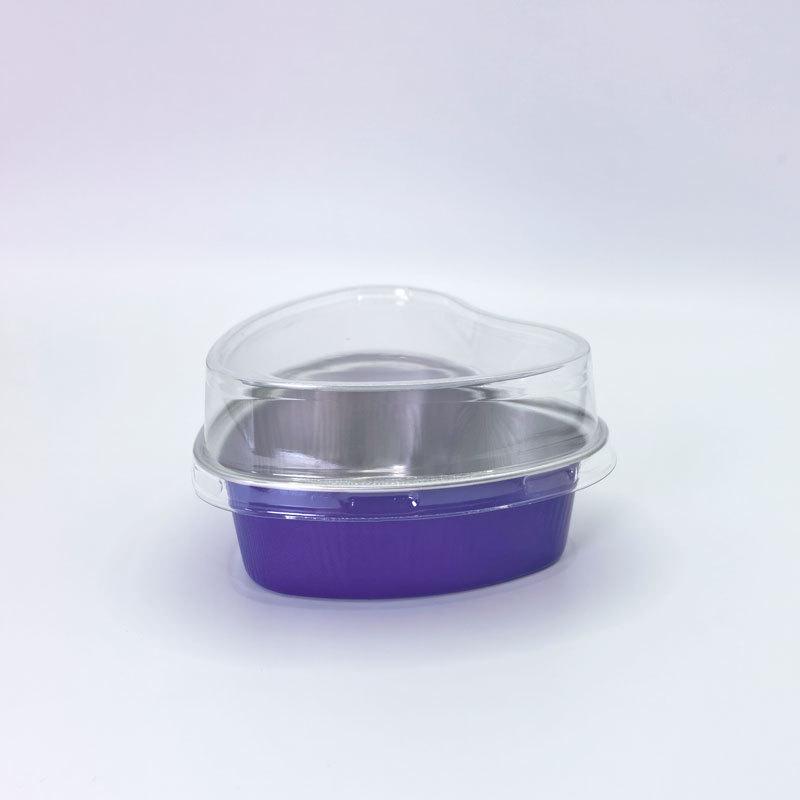Heart-Shaped Aluminum Pudding Cup for Air Fryer Use Only (Not for Domestic Sales)