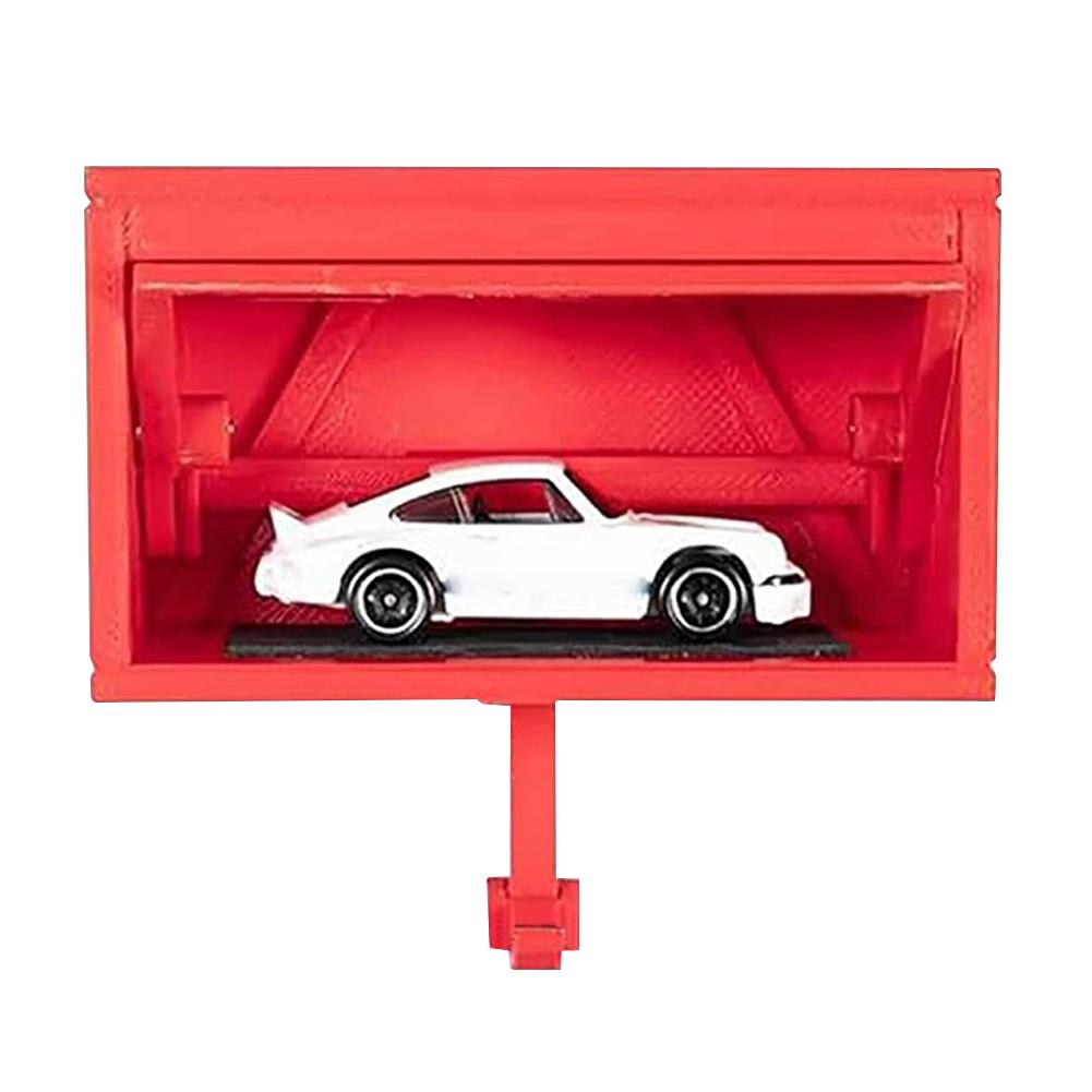 Creative 3D Printed Car Garage Key Holder With Opening Door Wall Mounted Keychain Storage Holder Easy Install Key Organizer Rack