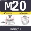 GB6177 Galvanized Hex Flange Nut with Anti-slip Teeth and Washer M4-M20