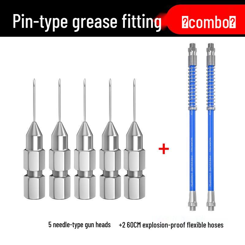 Needle-Type Grease Gun Nozzle for Bearing Maintenance
