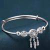 Stainless Steel Wide Bangle for Women Gold Silver Chunky Waterdrop Open Thick Irregular Bracelet Fashion Jewelry Gifts