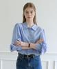 Edeuwodeubeollun Shirring Blouse - Sky Blue